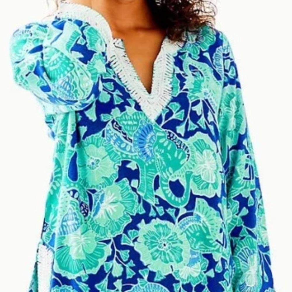 Lilly Pulitzer Renato Tunic New with tags Gorgeous Lilly Top! $178 Retail!! - Picture 3 of 16